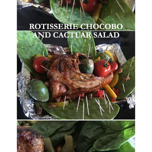 Rotisserie Chocobo and Cactuar Salad - by Mitsuki