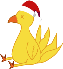 Chocobo Christmas Plushie.png