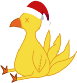 Chocobo Christmas Plushie.png