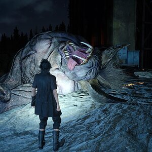 FFF 2017 Game Screenshot Entry: Let's Celebrate by Eating Something Dead (FFXV)