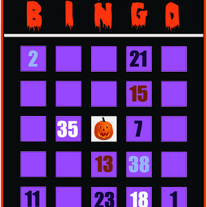 2016 Halloween Bingo