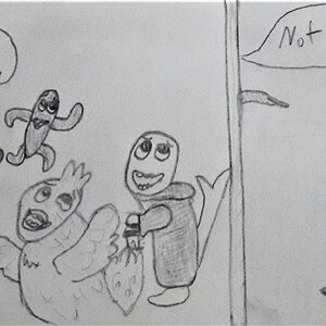 2020 Birthweek Art Competition Entry: FF Mascots