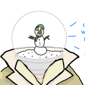 2021 Drawcember Entry: Snowglobe