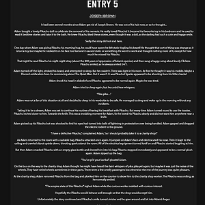 2019 Halloween Writing Event Entry 5 - Joseph Brown