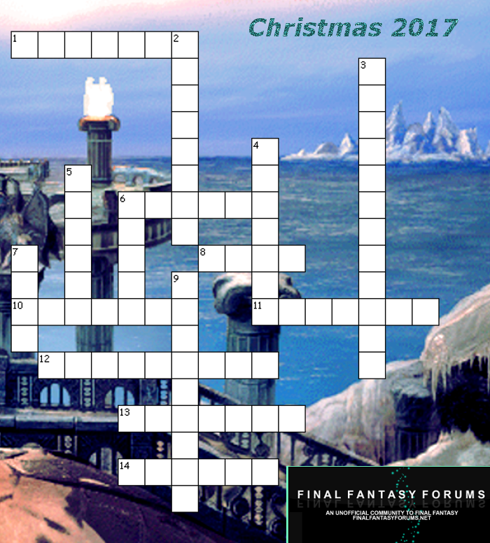 2017 Christmas Crossword Puzzle