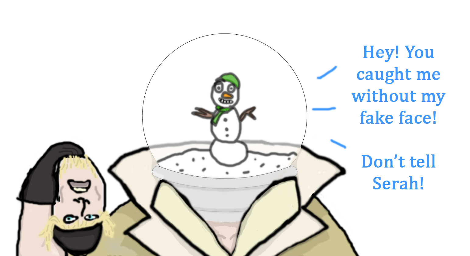 2021 Drawcember Entry: Snowglobe