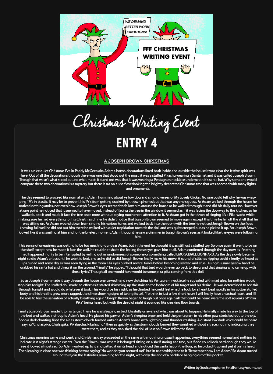 2022 Christmas Writing Event Entry 4 - A Joseph Brown Christmas