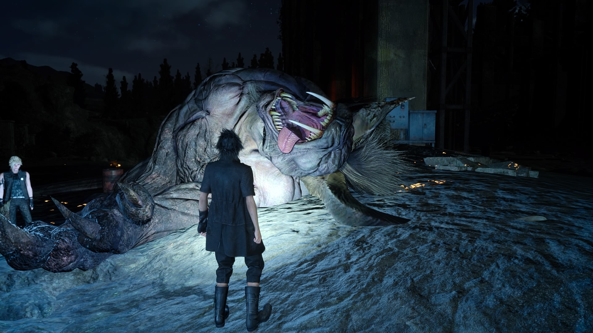 FFF 2017 Game Screenshot Entry: Let's Celebrate by Eating Something Dead (FFXV)