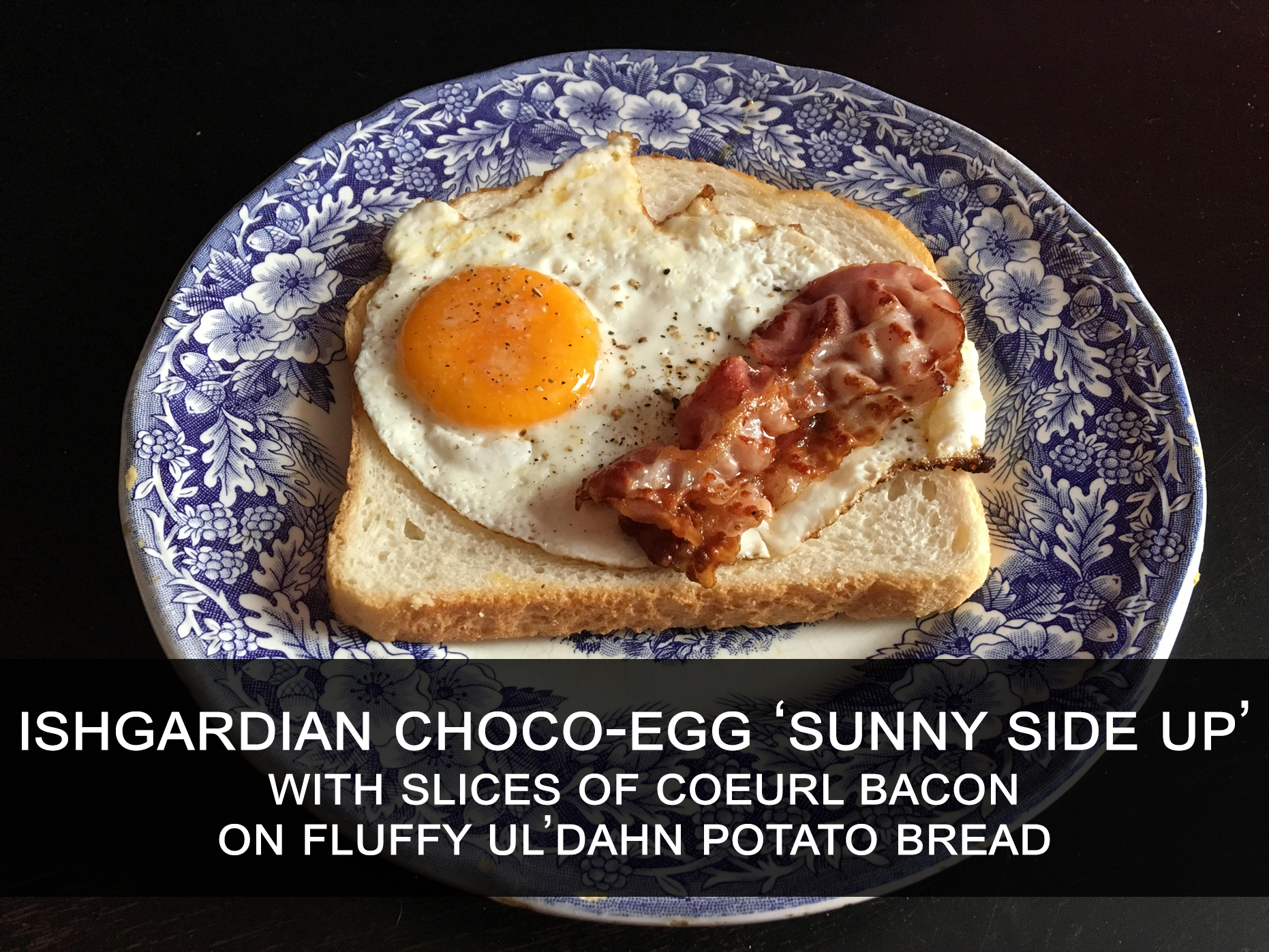 Ishgardian Choco-Egg 'Sunny Side Up' - by Six